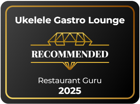 Premio Restaurant Guru 2025 otorgado al Restaurante Ukelele Gastro Lounge