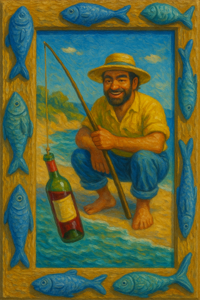 pesca-sangría