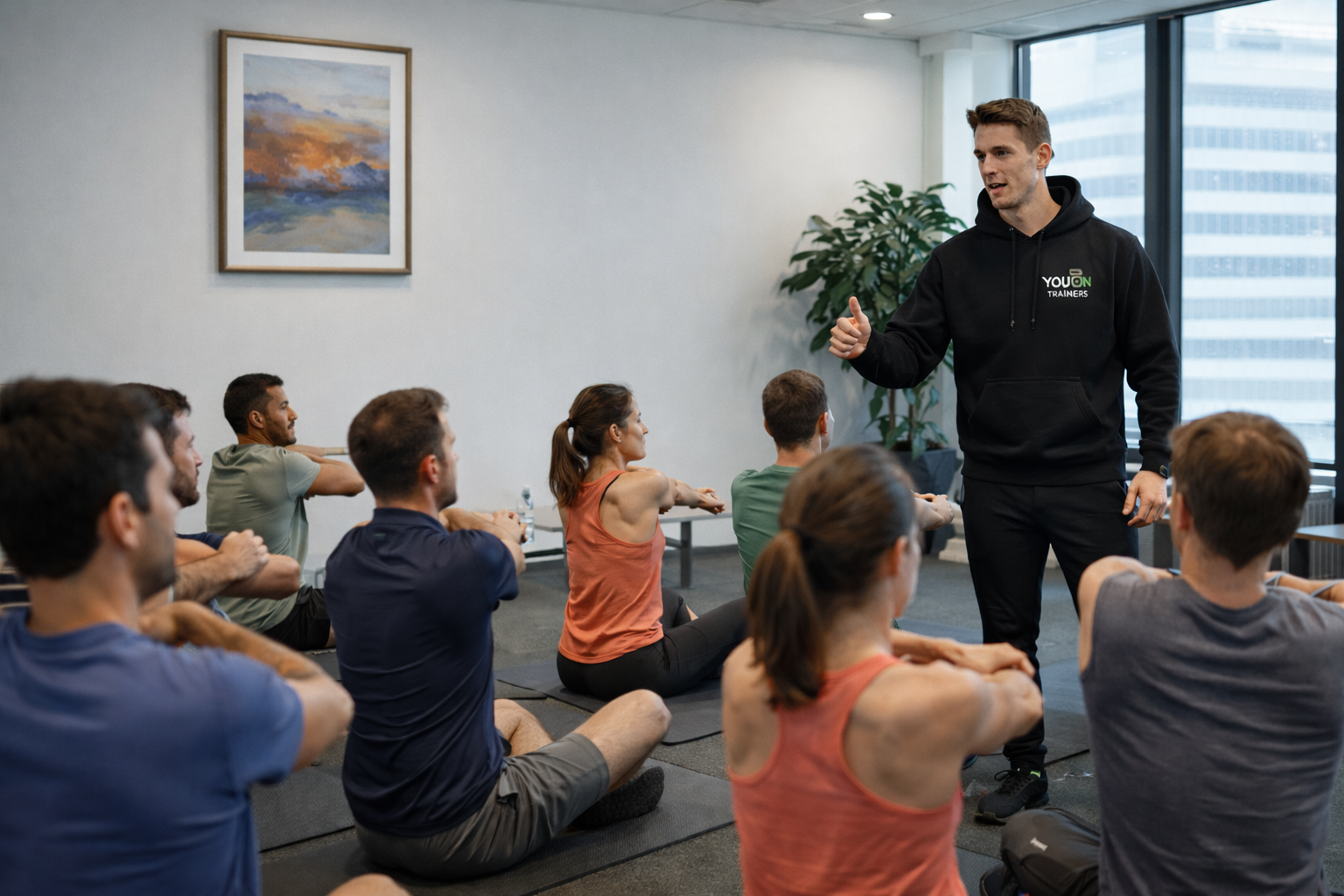 Entrenamiento personal ofrecido por You On Trainers en sesión personalizada