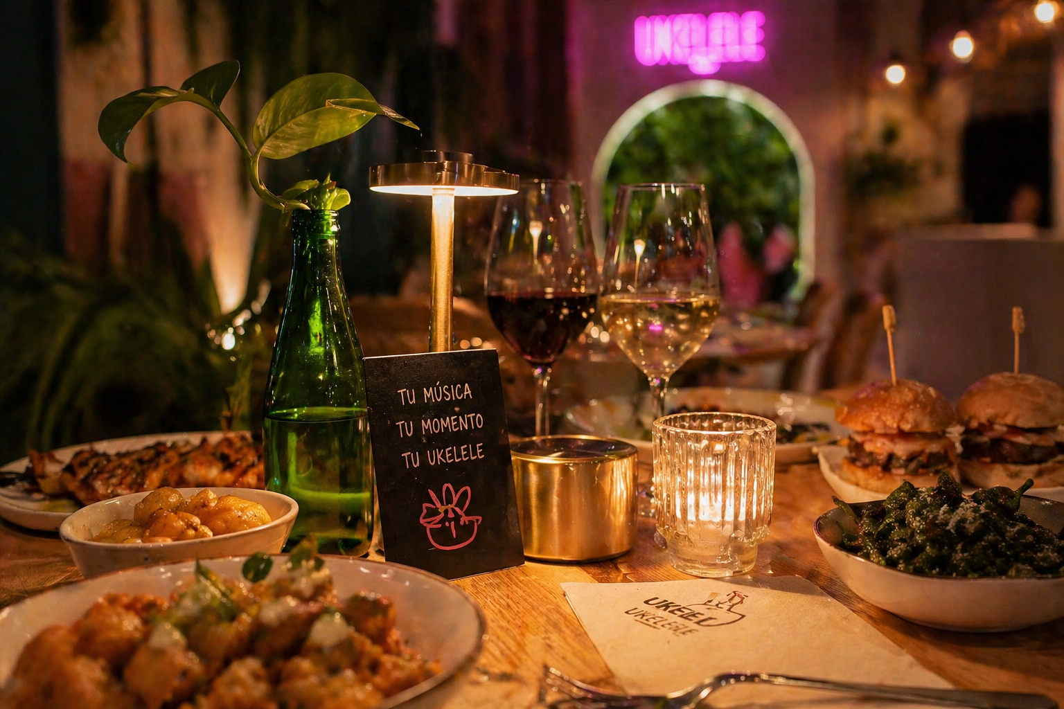 Mesa decorada para celebración en restaurante en Valencia con detalles cuidados y ambiente acogedor